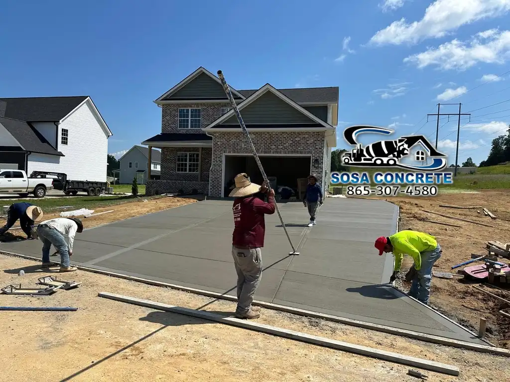 Concrete Driveways project by Sosa Concrete in Knoxville, Tennessee