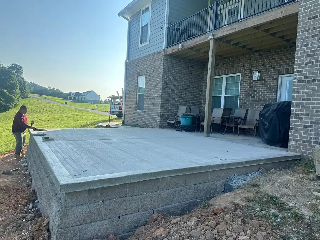 Patios & Pool Decks project by Sosa Concrete in Knoxville, Tennessee